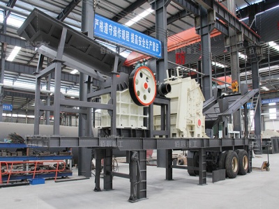 Principle of operation of a jaw crusher